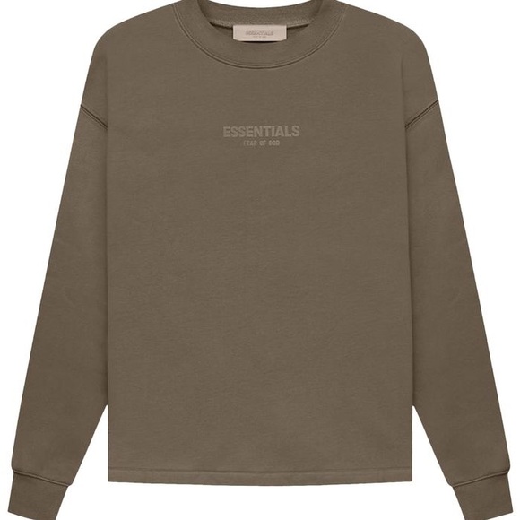 NWT ESSENTIALS Fear of God Fog Relaxed Crew - Picture 2 of 7